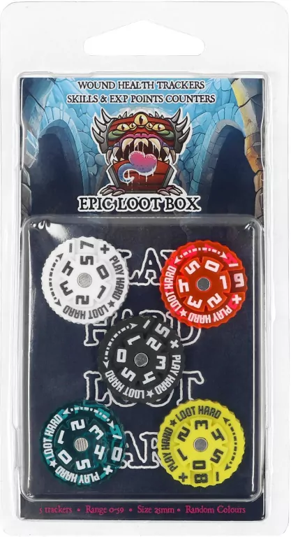 Trackers Counters Range 0-59 25mm Random Colours - tantis.pl