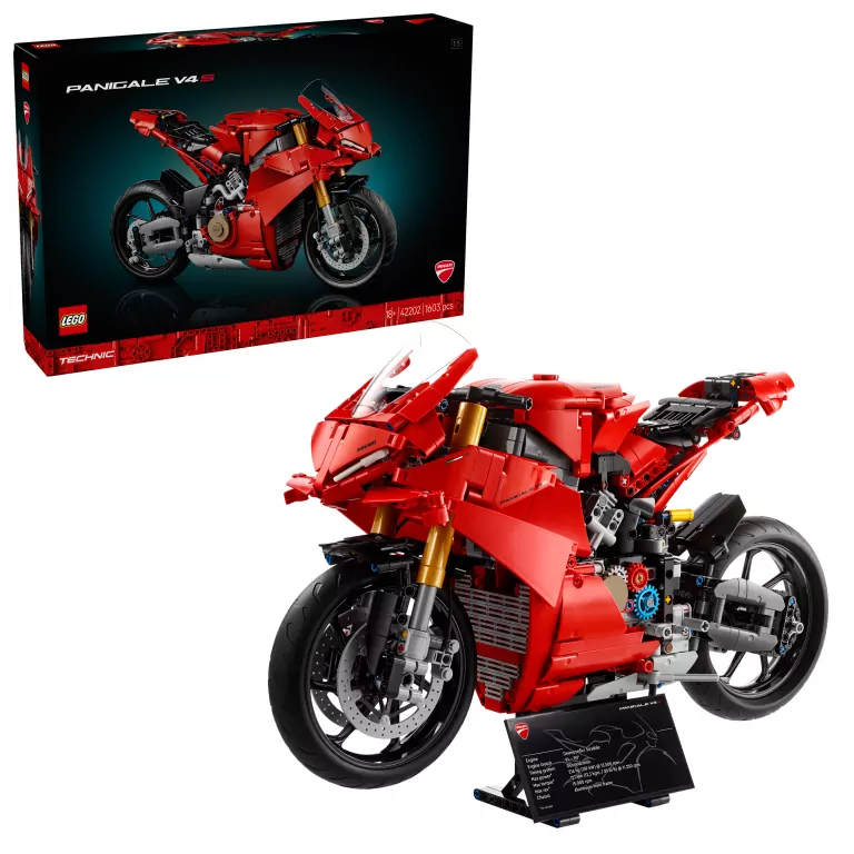 LEGO® Technic. Motocykl Ducati Panigale V4 S 42202 - tantis.pl