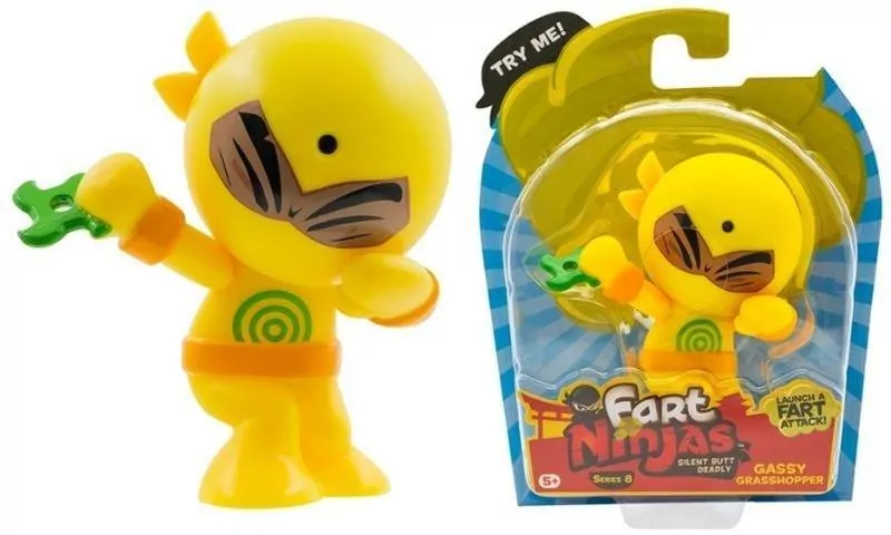 Figurka Ninja Gassy Grasshopper z dźwiękiem - tantis.pl