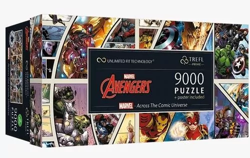 Puzzle 9000. UFT Marvel. Across The Comic Universe - tantis.pl