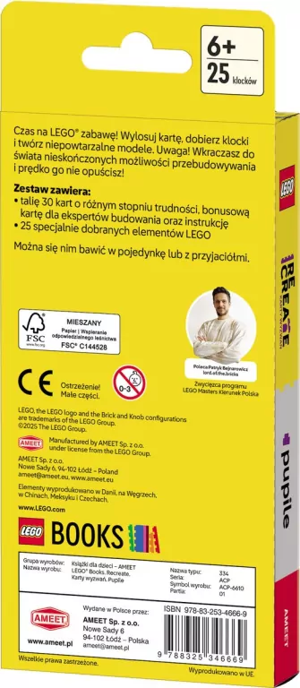 Lego Recreate. Karty wyzwań. Pupile - tantis.pl