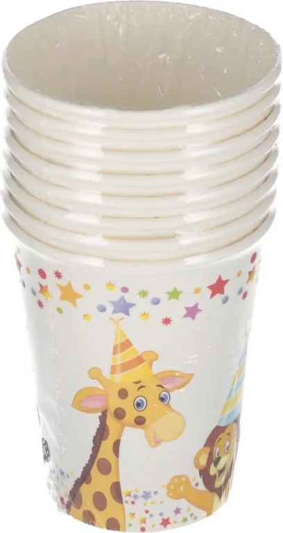 KUBEK PAP 250ML ZWIERZ UR 012701 PM OP8SZT FOL - tantis.pl
