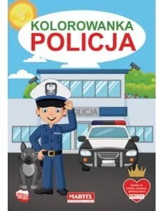 Kolorowanka. Policja - tantis.pl