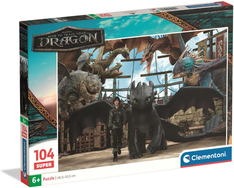 Puzzle Super 104 How to Train Your Dragon - tantis.pl