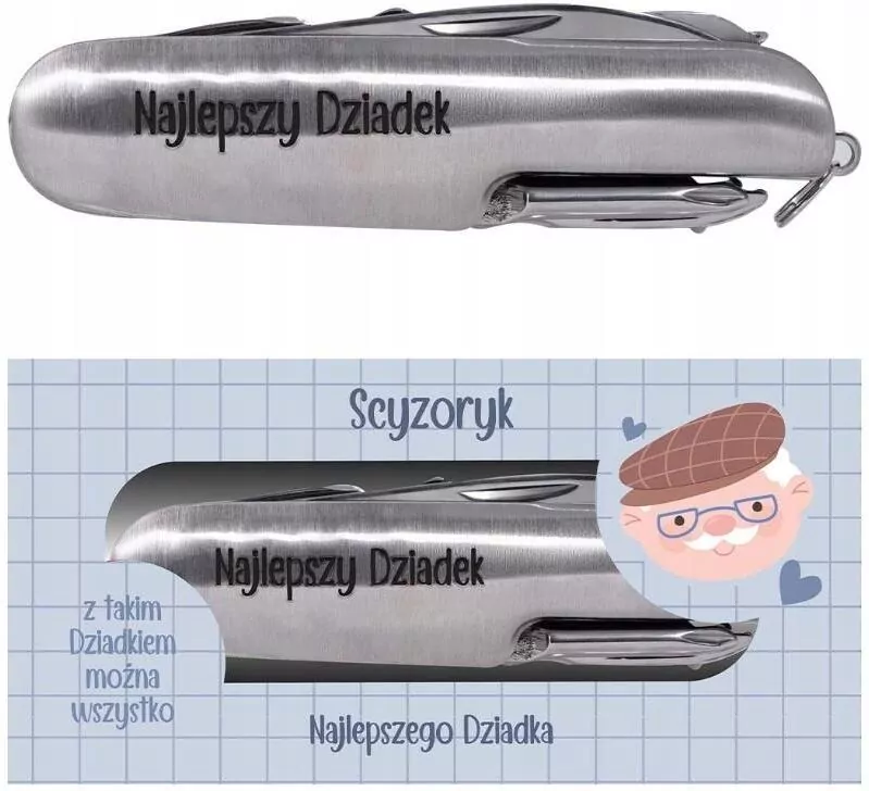 Scyzoryk multitool - Najlepszy Dziadek - tantis.pl