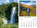 Kalendarz 2026 ścienny Wodospady - tantis.pl