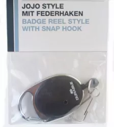Durable. Zwijacz do identyfikatora z klipem, Czarna