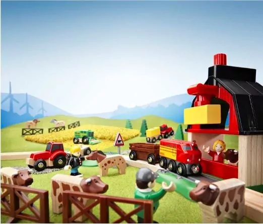 Farm Railway Set. World. Brio - tantis.pl