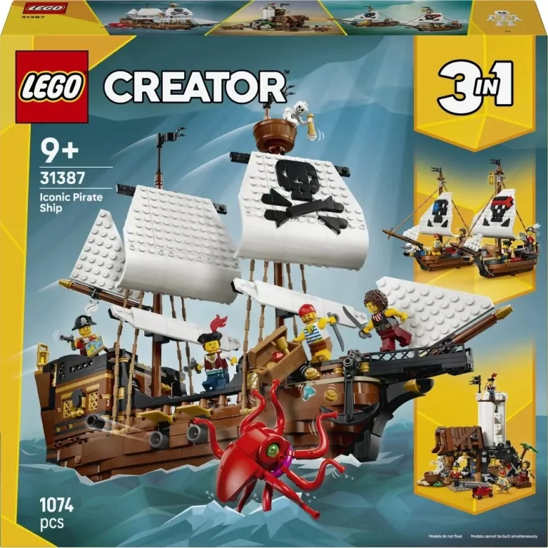 LEGO® Legendarny statek piracki 31387 - tantis.pl