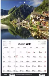 Kalendarz 2027 Jednodzielny Premium Miasto