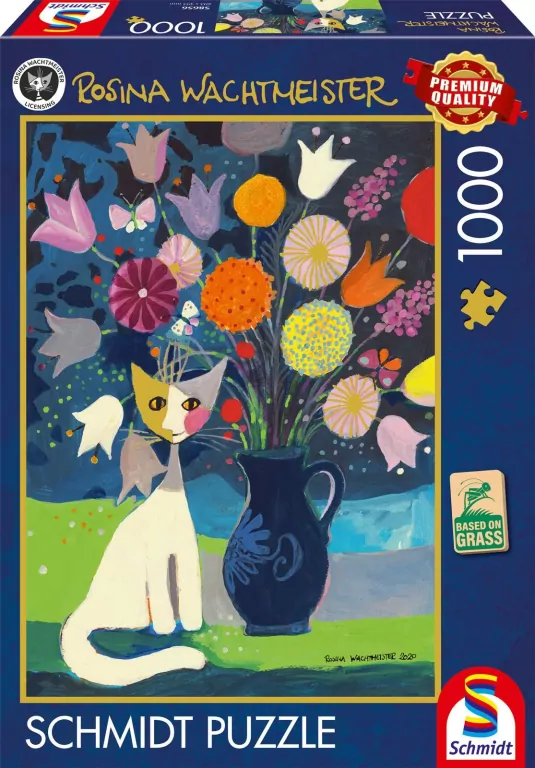 Puzzle el. Rosina Wachtmeister Biały kot - tantis.pl