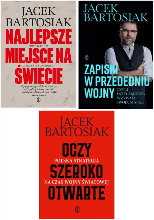 Pakiet: Najlepsze miejsce na świecie. Gdzie wschód zderza się z zachodem / Zapiski w przededniu wojny, czyli dzieci morza wzywają swoją matkę / Oczy szeroko otwarte Polska strategia na czas wojny światowej - tantis.pl