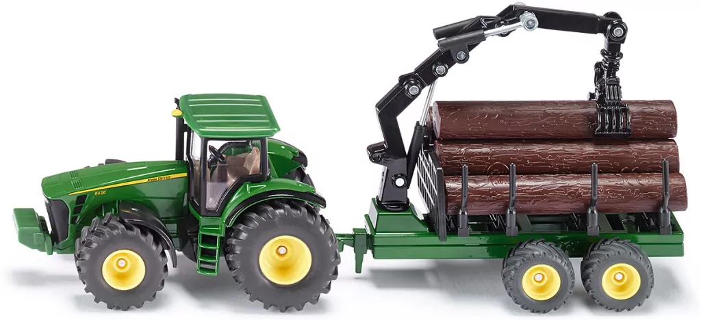 Siku. Traktor z przyczepą leśną. Farmer S1954 - tantis.pl