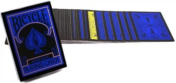 Karty Reverse Blue&Black BICYCLE - tantis.pl