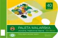 Paleta malarska 23x30 zrywalna 40 arkuszy - tantis.pl