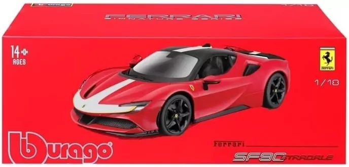 Ferrari SF90 Stradale red 1:18 - tantis.pl