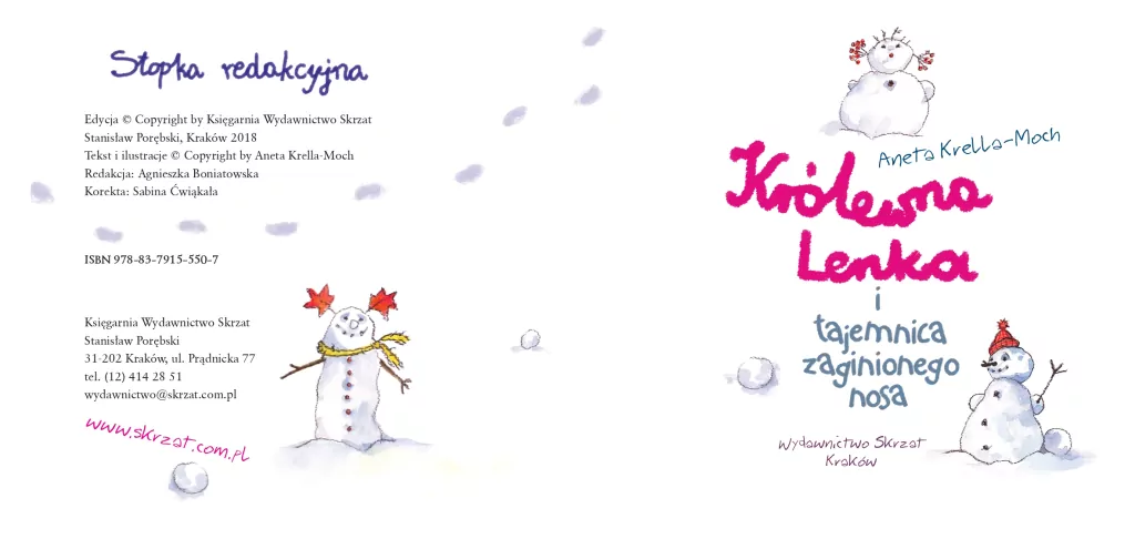 Królewna Lenka i tajemnica zaginionego nosa - tantis.pl