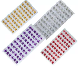 Dżety samoprzylepne. Gwiazdki złote 10mm