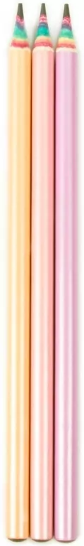Ołówki tęczowe mix KIDEA - tantis.pl