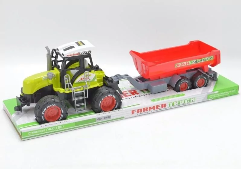 Traktor z przyczepą. Zabawka. Trifox - tantis.pl