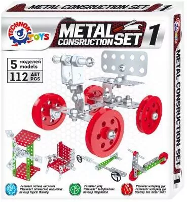 Zestaw konstrukcyjny metalowy