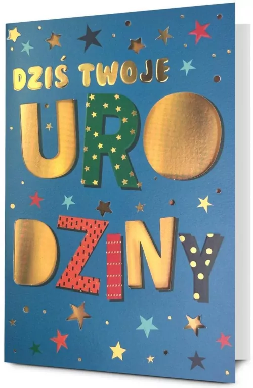Karnet B6 Urodziny - tantis.pl