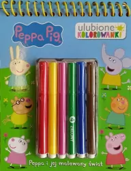 Peppa Pig Ulubione kolorowanki cz. 1 Peppa i jej malowany świat