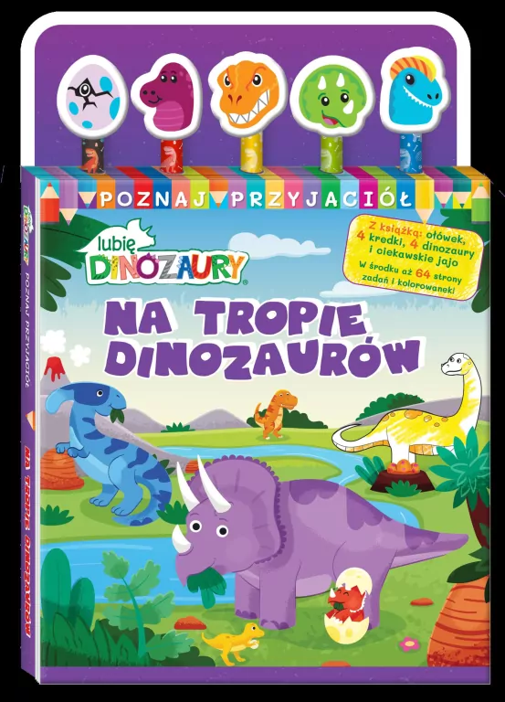 Lubię Dinozaury. Na tropie dinozaurów. Poznaj przyjaciół. Cz.1 - tantis.pl