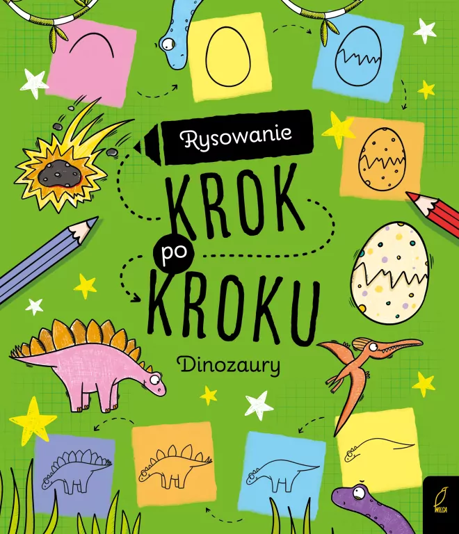 Dinozaury. Rysowanie krok po kroku - tantis.pl
