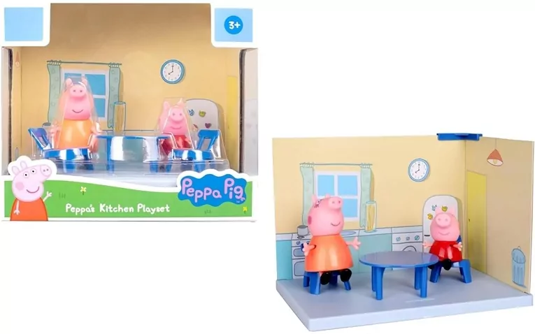 *****PEPPA zestaw kuchnia + 2 figurki D4095 - tantis.pl