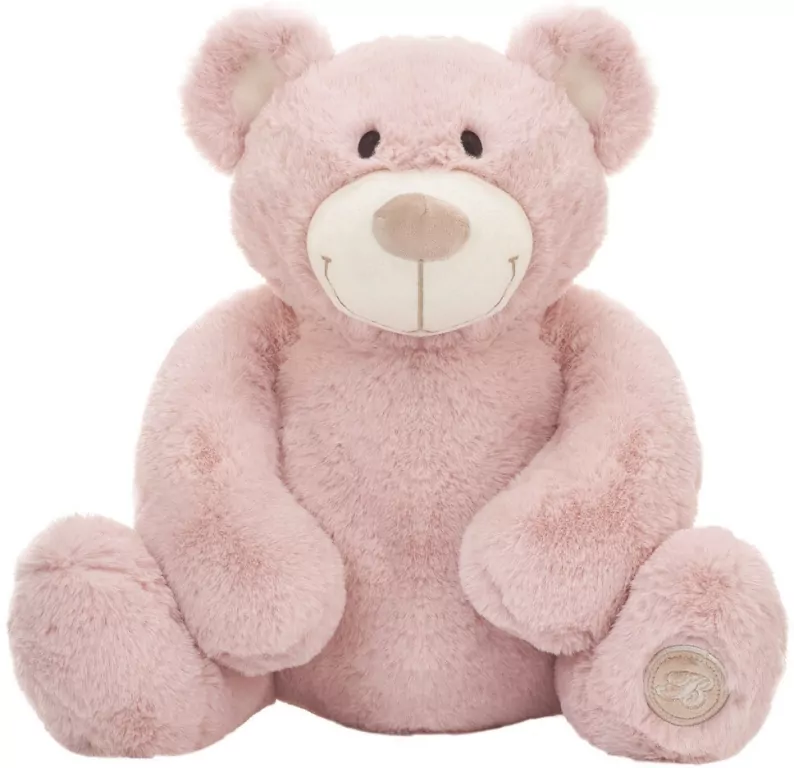 Beppe. Miś Jacobe, różowy 35cm - tantis.pl