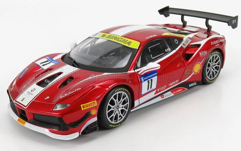 Ferrari 488 Challenge 1:24 Bburago KIT 18-26583 MODEL DO ZŁOŻENIA - tantis.pl