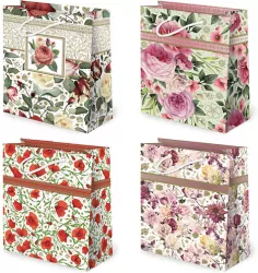 Torebki ozdobne TD-67 Kwiaty watercolors 10 sztuk