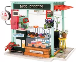 Składany Drewniany Model LED. Cukiernia
