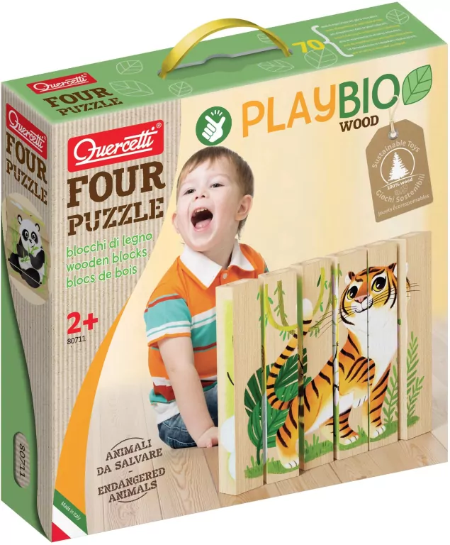 Klocki Quercetti Playbio Dzikie Zwierzęta - tantis.pl