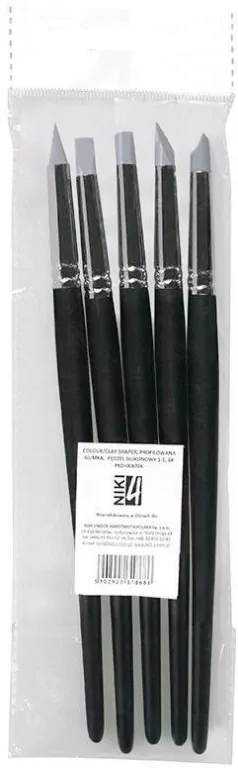 Pędzle silikonowe z profilowaną gumką nr 6 - tantis.pl