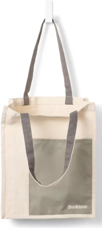 Bookaroo Torba bawełniana Fern&Cream - tantis.pl