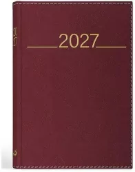 Terminarz 2027 A5 Madrid bordowy