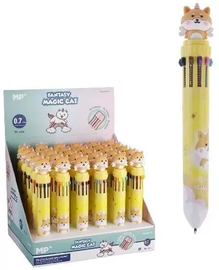 Długopis wielokolorowy Fantasy 10w1 Kotek (30szt) - tantis.pl