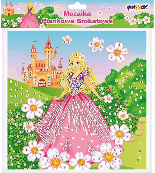 Mozaika piankowa brokatowa Księżniczka - tantis.pl