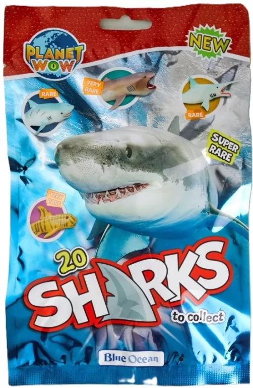 Planet WOW Sharks saszetka 1 sztuka, mix - tantis.pl
