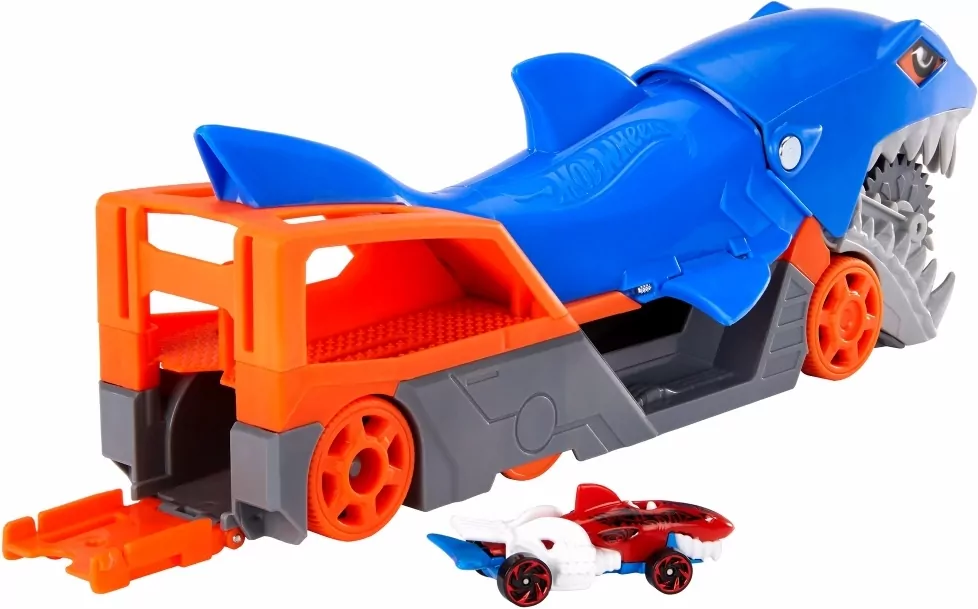Mattel. Hot Wheels CITY Rekin transporter GVG36 - tantis.pl