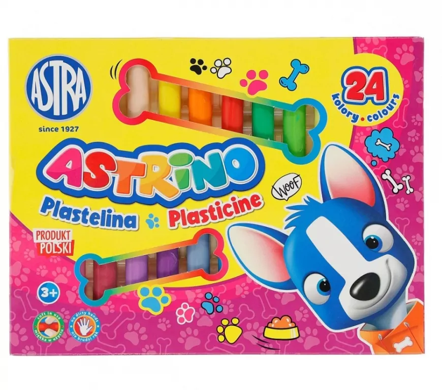 Plastelina Astrino  24 kolory - tantis.pl