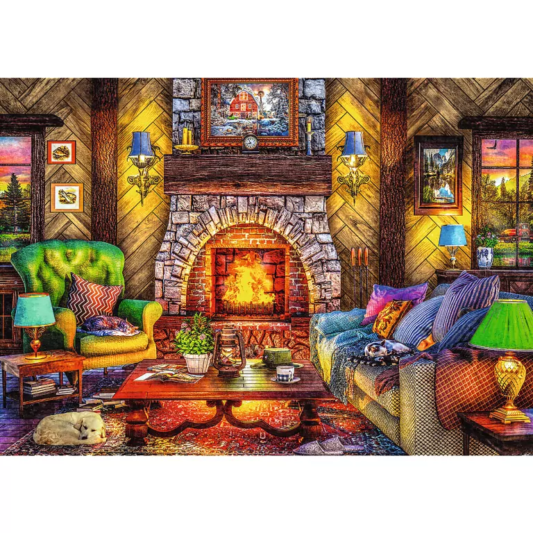 Puzzle 2x500 Wycieczka w góry TREFL - tantis.pl