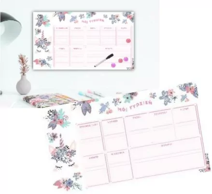 Planer magnetyczny jednorożec + marker + magnesy