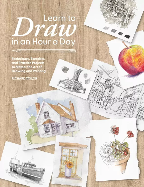 Learn to Draw in an Hour a Day. Techniques, Exercises and Practice Projects to Master the Art of Dra - tantis.pl