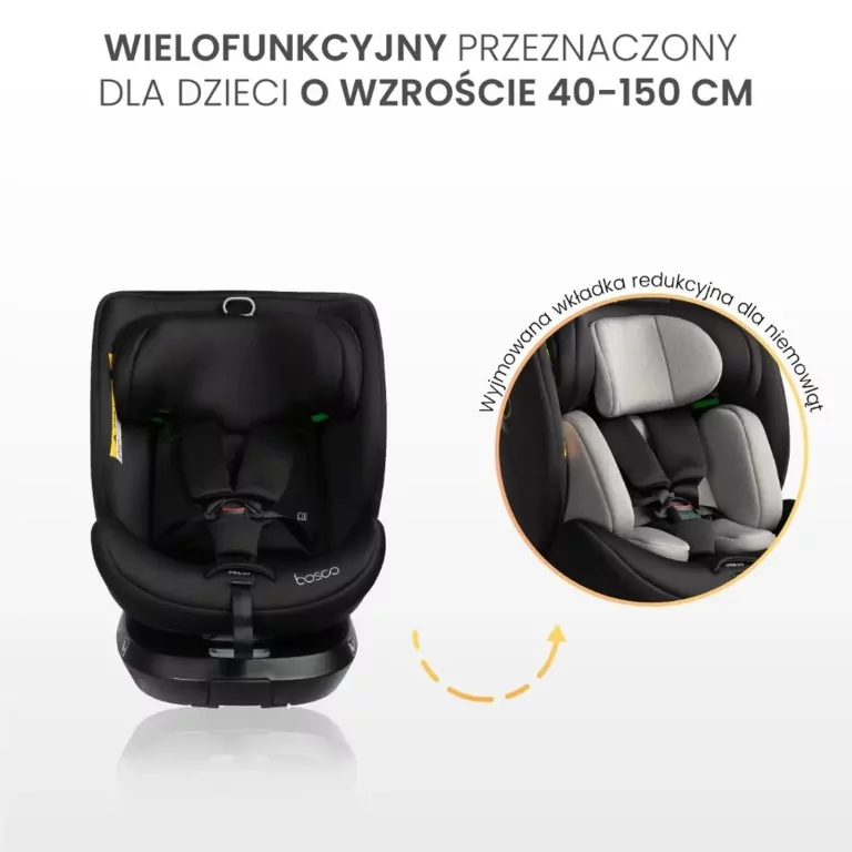 Caretero Fotelik Bosco oliwkowy (40-150cm) - tantis.pl