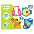 Baby Classic. Zwierzątka. Puzzle 4w1 - tantis.pl