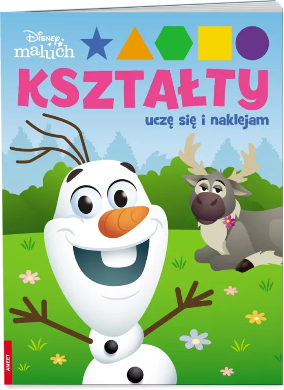 Kształty. Uczę się i naklejam. Disney Maluch - tantis.pl