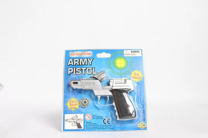 Pistolet metalowy na kapiszony - tantis.pl
